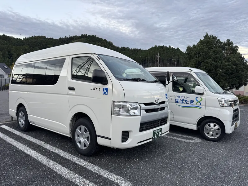 並んで停まるアトレーとハイエース